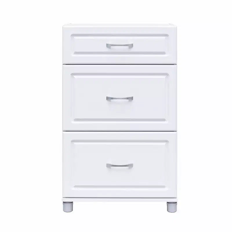 Base a 3 cassetti Kendall 24, bianco