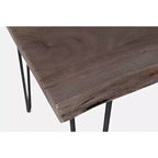 Jofran, Tavolo da pranzo in acacia massiccia, altezza bancone, 132 cm, Nature'S Edge