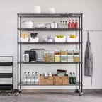 Scaffalatura in Acciaio a 5 Ripiani Seville Classics UltraDurable Certificata NSF, 152,4 cm L x 182,88 cm A x 45,72 cm P