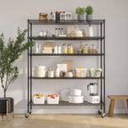 Scaffalatura in Acciaio a 5 Ripiani Seville Classics UltraDurable Certificata NSF, 152,4 cm L x 182,88 cm A x 45,72 cm P