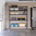 Scaffalatura in Acciaio a 5 Ripiani Seville Classics UltraDurable Certificata NSF, 152,4 cm L x 182,88 cm A x 45,72 cm P