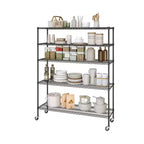 Scaffalatura in Acciaio a 5 Ripiani Seville Classics UltraDurable Certificata NSF, 152,4 cm L x 182,88 cm A x 45,72 cm P