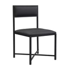 Set da tavolo da pranzo estensibile Whisen Modern a 5 pezzi, tavolo quadrato pieghevole con sedie imbottite in pelle