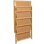 SCAFFALE PORTASCARPE PIEGHEVOLE IN LEGNO A 5 PIANI - The Lakeside Collection -