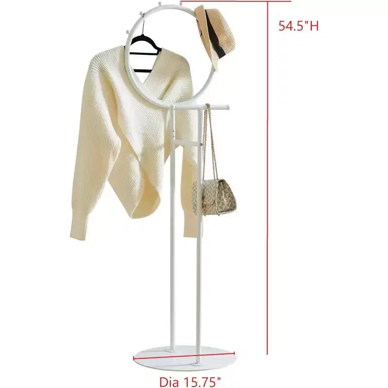 Kings Brand Furniture Servetto Appendiabiti con Vassoio portaoggetti, Portasciugamani, Appendiabiti per Asciugatura Coperte per Camera da Letto, Lavanderia e Bagno