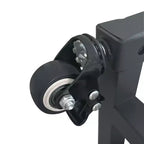 Kings Brand Furniture Franco Letto Pieghevole Struttura in Metallo Portatile con Rotelle Bloccabili e Materasso in Schiuma ad Alta Densità per Camera degli Ospiti o Piccoli Spazi