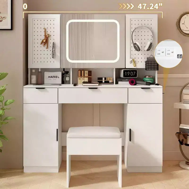 Karl Home | Set Toeletta Bianca con Luci Led
