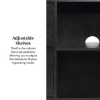 GDFStudio Sophy Credenza Moderna in Legno 63 con Ripiano Regolabile e Cassetto