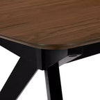 Christopher Knight Home Latisha Set da pranzo imbottito a 5 pezzi in legno di gomma stile moderno di metà secolo