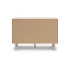 Signature Design by Ashley Birkmore Cassettiera a 6 cassetti, Finitura Rovere Chiaro con Dettagli Floreali, Tan