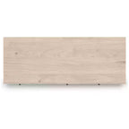 Signature Design by Ashley Birkmore Cassettiera a 6 cassetti, Finitura Rovere Chiaro con Dettagli Floreali, Tan