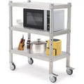 Stainless Steel Shelves, Storage Shelves, Adjustable Shelves, 330lbs per Tier Load Capacity, Kitchen&Garage&Office&Dining Room