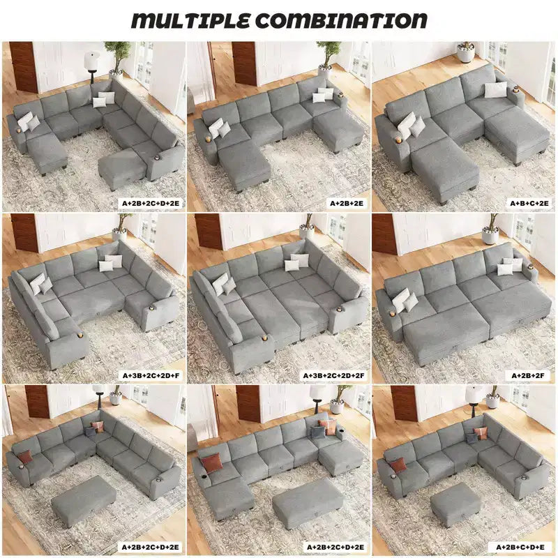 Belffin 22.8 Modulo Monoposto - Divano Compatto in Ciniglia con Contenitore Nascosto e Montaggio Senza Attrezzi