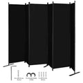 VEVOR Room Divider, 6 Panel Room Divider, Folding Privacy Screen and Portable Partition Divider for Room Separation, Freestanding Room Partitions