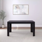 Tavolo da pranzo Contour Plank+Beam, tavolo da cucina in legno massello da 60, tavolo rotondo moderno per 4, tavolo da cucina e da pranzo rettangolare in legno per la casa