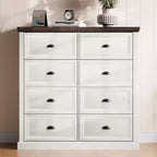 Cassettiera da Comodino con Cassetti Contenitori Stile Rustico AMERLIFE