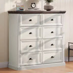 Cassettiera da Comodino con Cassetti Contenitori Stile Rustico AMERLIFE