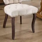 MAYEERTY Set di 2 Sedie da Esterno per Patio in Alluminio con Accenti in Rattan e Cuscini Resistenti alle Intemperie