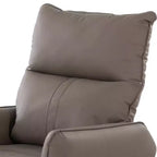 Poltrona reclinabile a dondolo Okak con tasca laterale, girevole a 360°, piccola poltrona a dondolo per cameretta, soggiorno, camera da letto, home theater