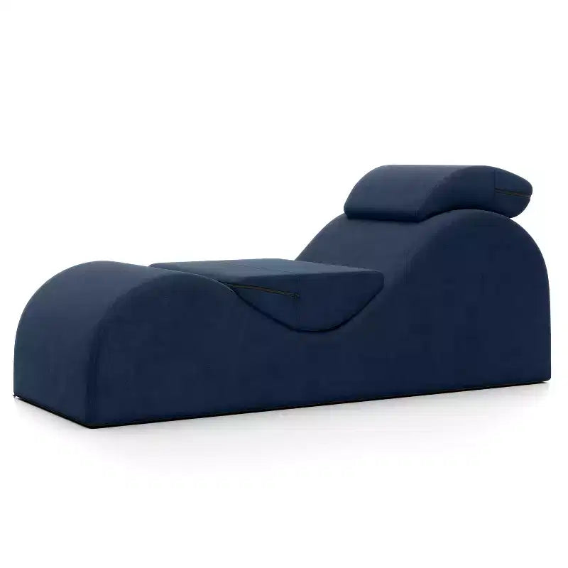 Avana Luvu Lounger - Chaise longue per Yoga, Esercizi, Massaggi - Schiuma ad alta densità - Prodotto negli USA - Grigio chiaro