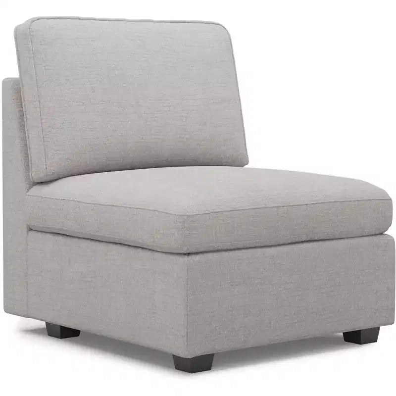 Belffin Chenille Middle Seat – Modulo Contenitore Componibile con Tessuto Delicato sulla Pelle e Tonalità Naturali