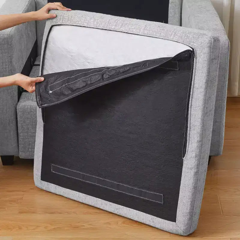 Belffin Chenille Middle Seat – Modulo Contenitore Componibile con Tessuto Delicato sulla Pelle e Tonalità Naturali