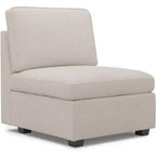 Belffin Chenille Middle Seat – Modulo Contenitore Componibile con Tessuto Delicato sulla Pelle e Tonalità Naturali