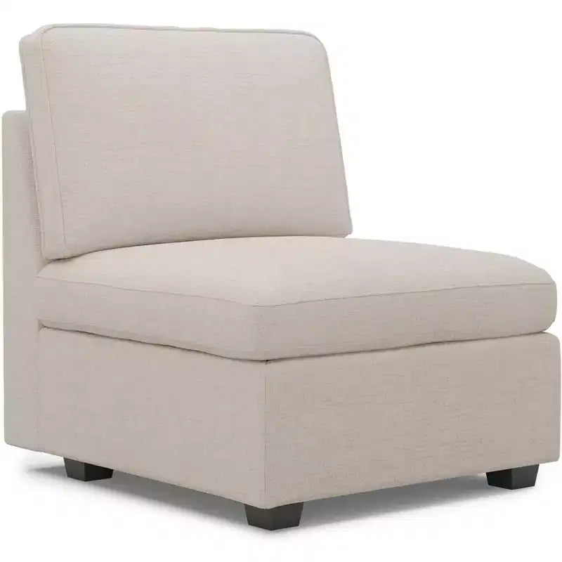 Belffin Chenille Middle Seat – Modulo Contenitore Componibile con Tessuto Delicato sulla Pelle e Tonalità Naturali