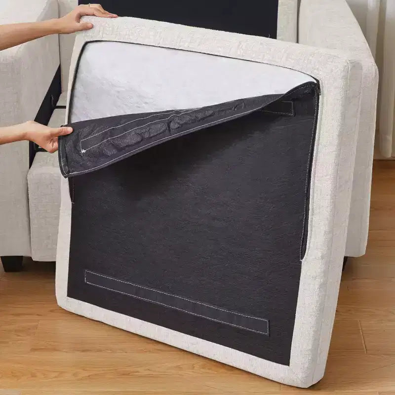 Belffin Chenille Middle Seat – Modulo Contenitore Componibile con Tessuto Delicato sulla Pelle e Tonalità Naturali