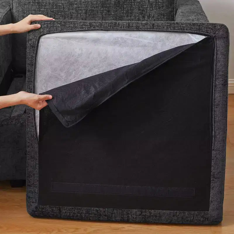 Belffin Chenille Middle Seat – Modulo Contenitore Componibile con Tessuto Delicato sulla Pelle e Tonalità Naturali