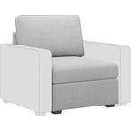 Belffin Chenille Middle Seat – Modulo Contenitore Componibile con Tessuto Delicato sulla Pelle e Tonalità Naturali