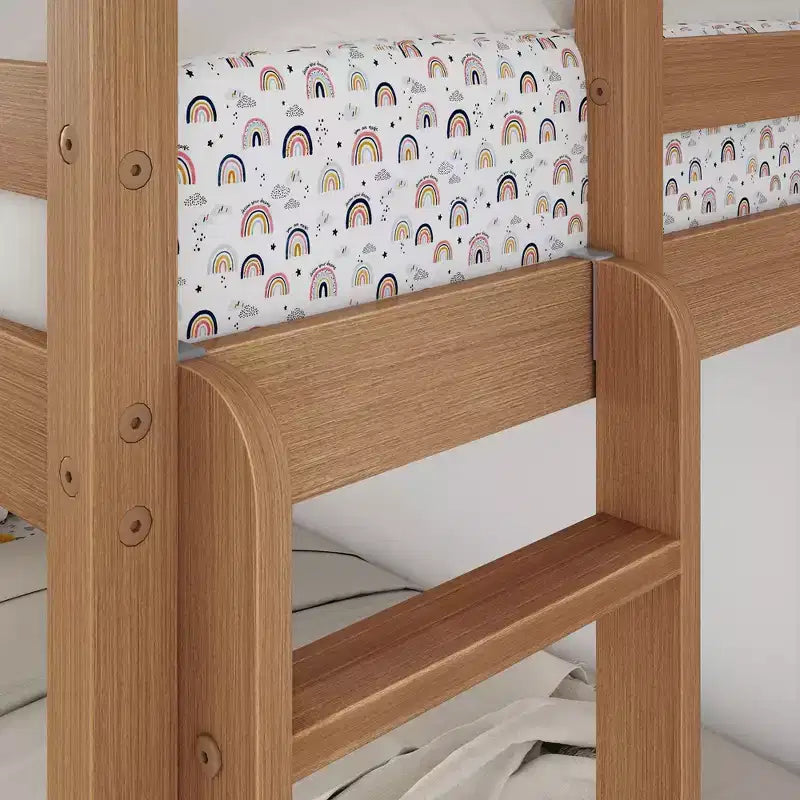 Now Furniture Letto a Castello per Bambini, da una Piazza a una Piazza, Legno Ingegnerizzato