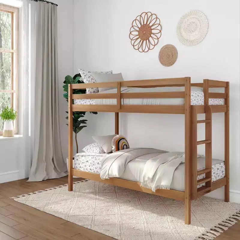 Now Furniture Bunk Bed for Kids, Twin over Twin, Engineered Wood