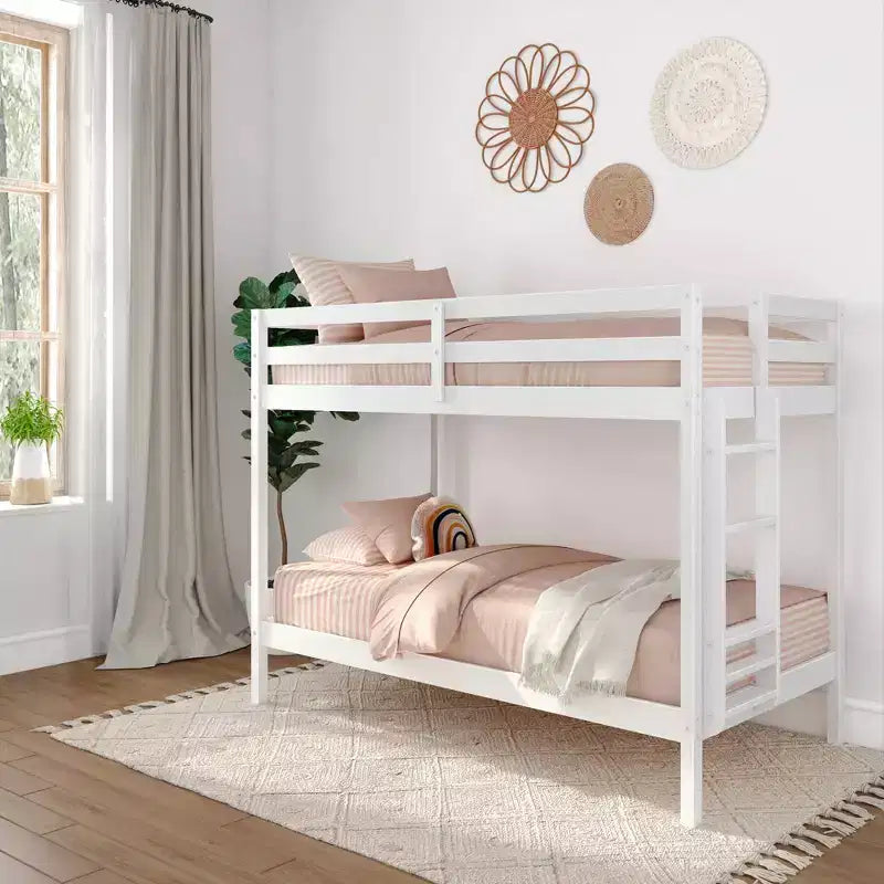 Now Furniture Letto a Castello per Bambini, da una Piazza a una Piazza, Legno Ingegnerizzato