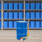 VEVOR Chariot de fût de 55 gallons, capacité de charge de 544 kg, chariot de fût rond en acier à profil bas, cadre en acier robuste