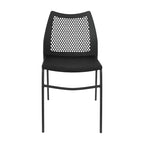 Sedia impilabile Flash Furniture HERCULES con schienale ventilato e base in metallo verniciato a polvere