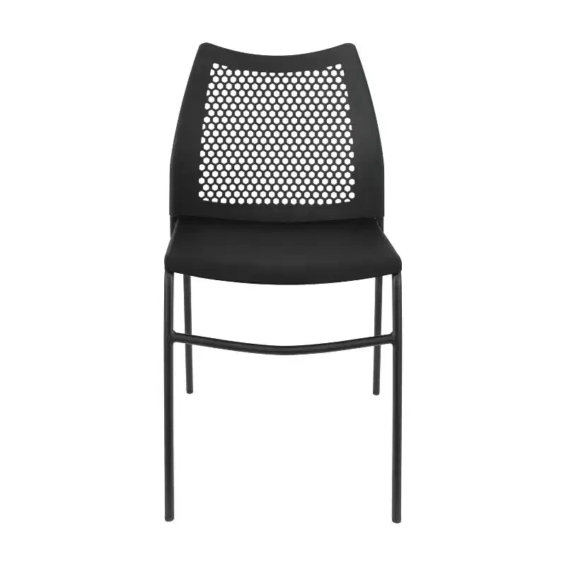 Sedia impilabile Flash Furniture HERCULES con schienale ventilato e base in metallo verniciato a polvere