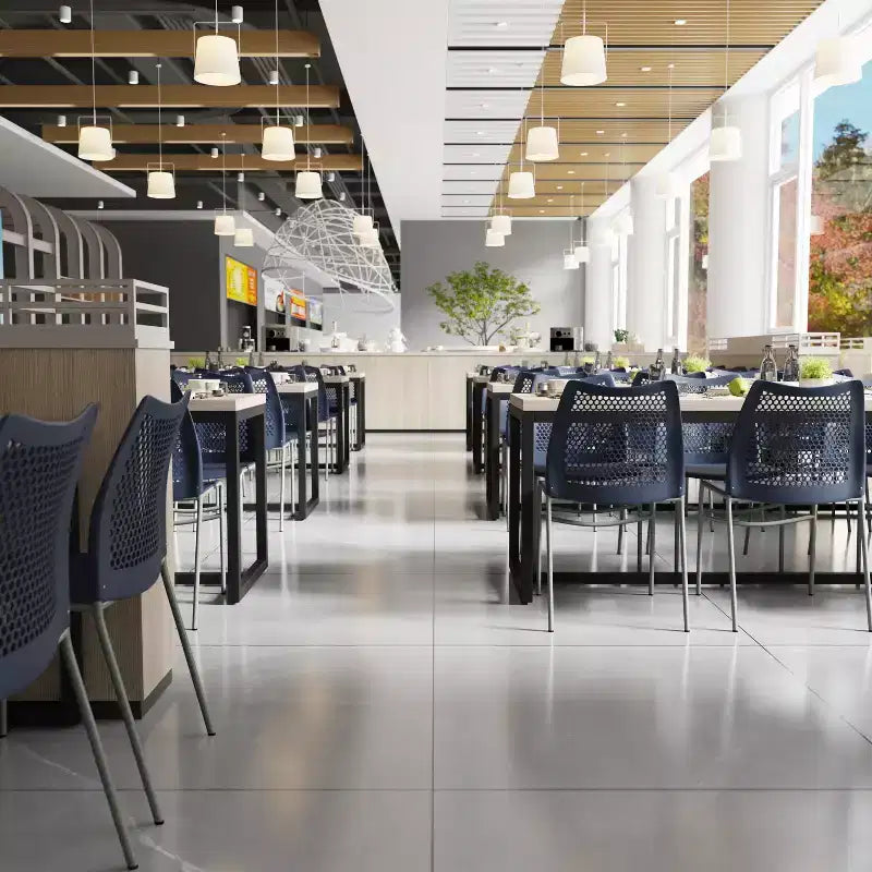 Sedia impilabile Flash Furniture HERCULES con schienale ventilato e base in metallo verniciato a polvere