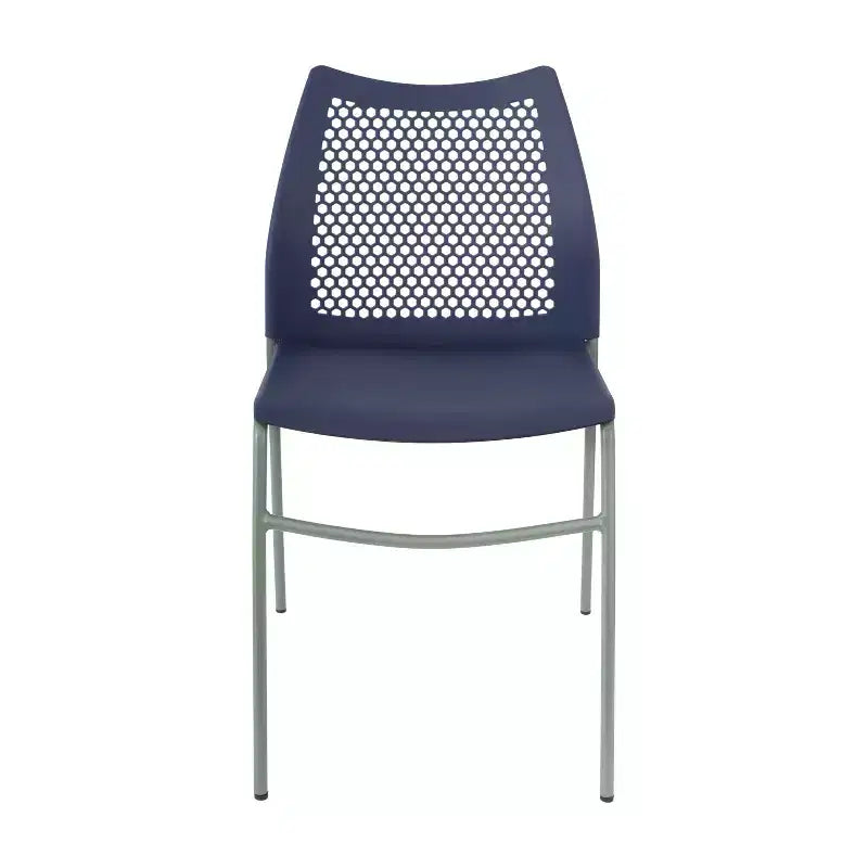 Sedia impilabile Flash Furniture HERCULES con schienale ventilato e base in metallo verniciato a polvere