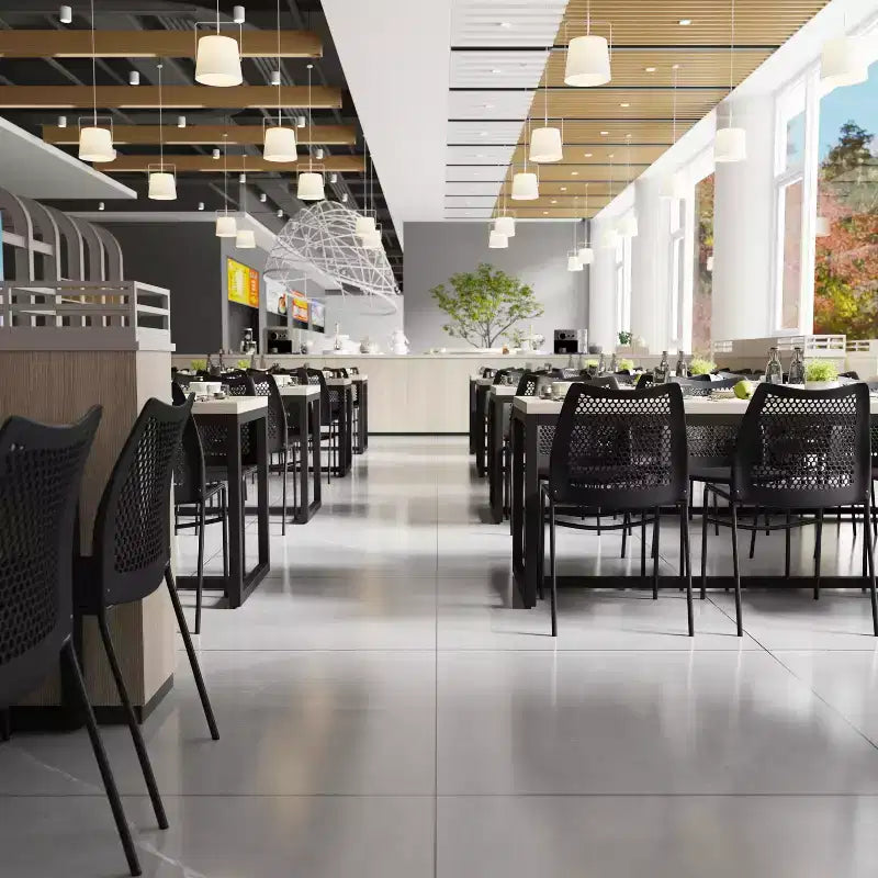 Sedia impilabile Flash Furniture HERCULES con schienale ventilato e base in metallo verniciato a polvere