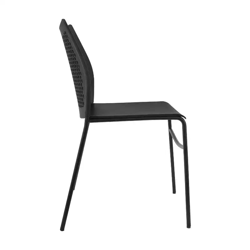 Sedia impilabile Flash Furniture HERCULES con schienale ventilato e base in metallo verniciato a polvere