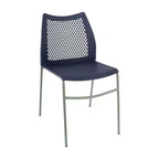 Sedia impilabile Flash Furniture HERCULES con schienale ventilato e base in metallo verniciato a polvere