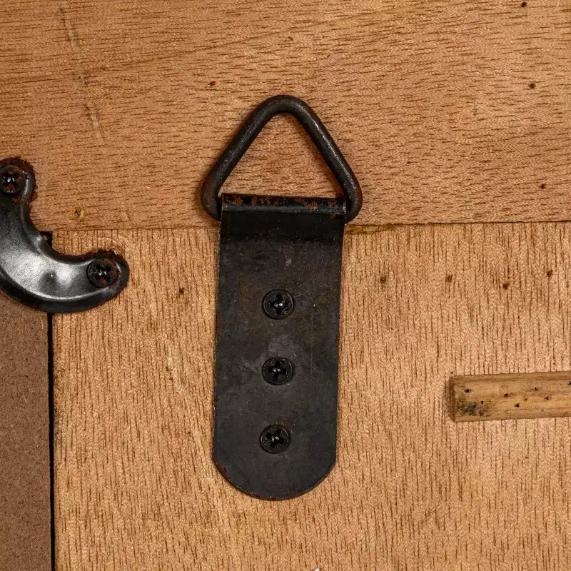 Specchio da parete quadrato in bambù Storied Home