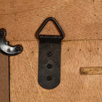 Specchio da parete quadrato in bambù Storied Home