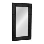 Specchio da parete quadrato in bambù Storied Home