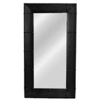 Specchio da parete quadrato in bambù Storied Home