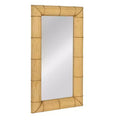 Specchio da parete quadrato in bambù Storied Home