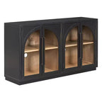 Madia/Credenza grande Whisen a 4 ante con ante in vetro per riporre oggetti