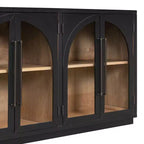 Madia/Credenza grande Whisen a 4 ante con ante in vetro per riporre oggetti