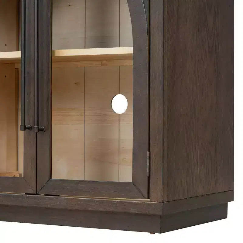 Madia/Credenza grande Whisen a 4 ante con ante in vetro per riporre oggetti